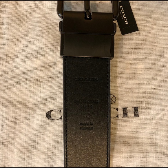 NWT Authentic Coach Camo Print Reversible Belt - Picture 6 of 6